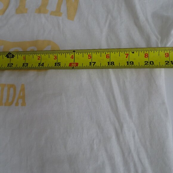 Destin Florida Graphic T-Shirt White Short Sleeve Women Size L - Picture 4 of 5